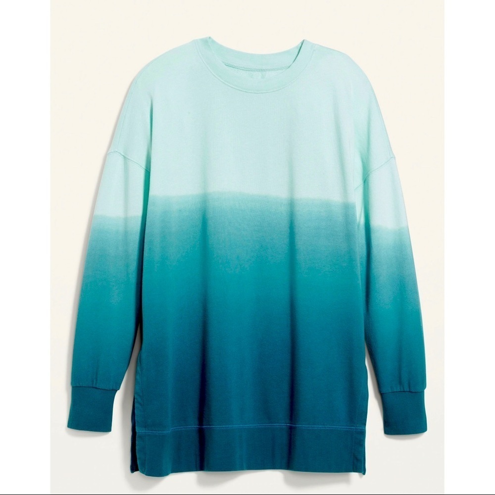 NWT Oversized Vintage Specially Dyed Tunic Sweatshirt